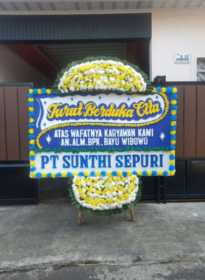 Papan Bunga Duka di Canggal